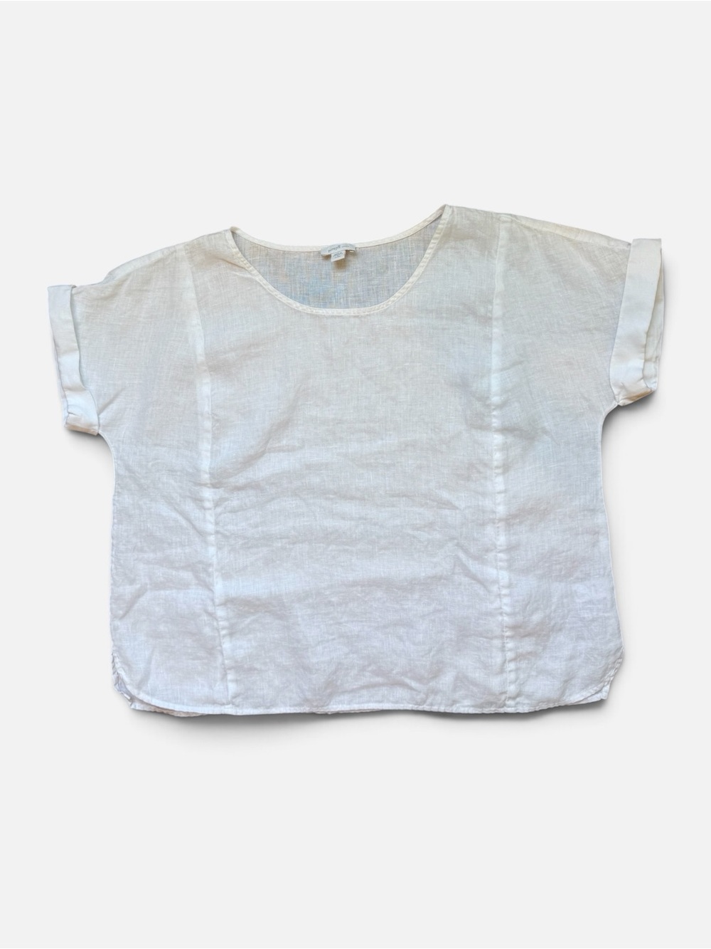 White Linen Blouse